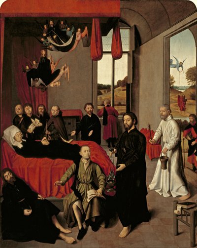 Der Tod der Jungfrau, ca. 1460-65 von Petrus Christus
